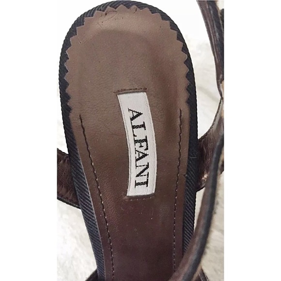 ALFANI FROST 7.5M  Pony Hair 4” Cork Stiletto - Picture 8 of 8